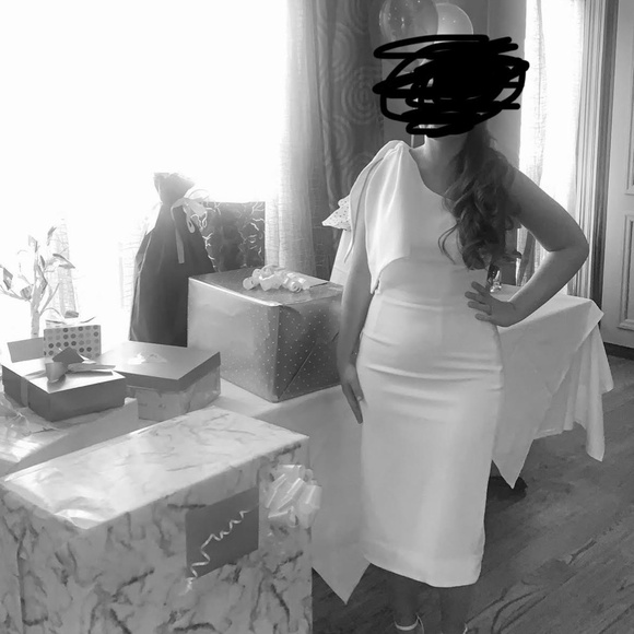 Dress The Population Tiffany One Shoulder Midi Dress - Picture 3 of 7